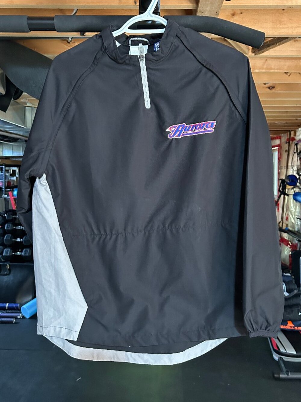 Vintage Aurora Jays Baseball Cage Jacket – Youth Large